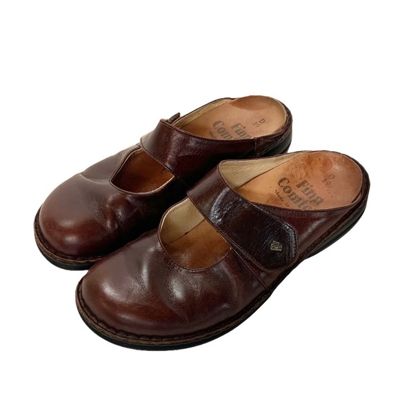 Finn Comfort Shoes - Finn Comfort Leather Mules